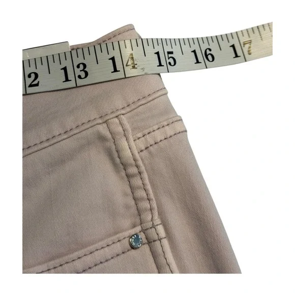 White House Black Market High Rise Straight Jeans Tinted Wisteria Lavender 4 NEW - Picture 6 of 7